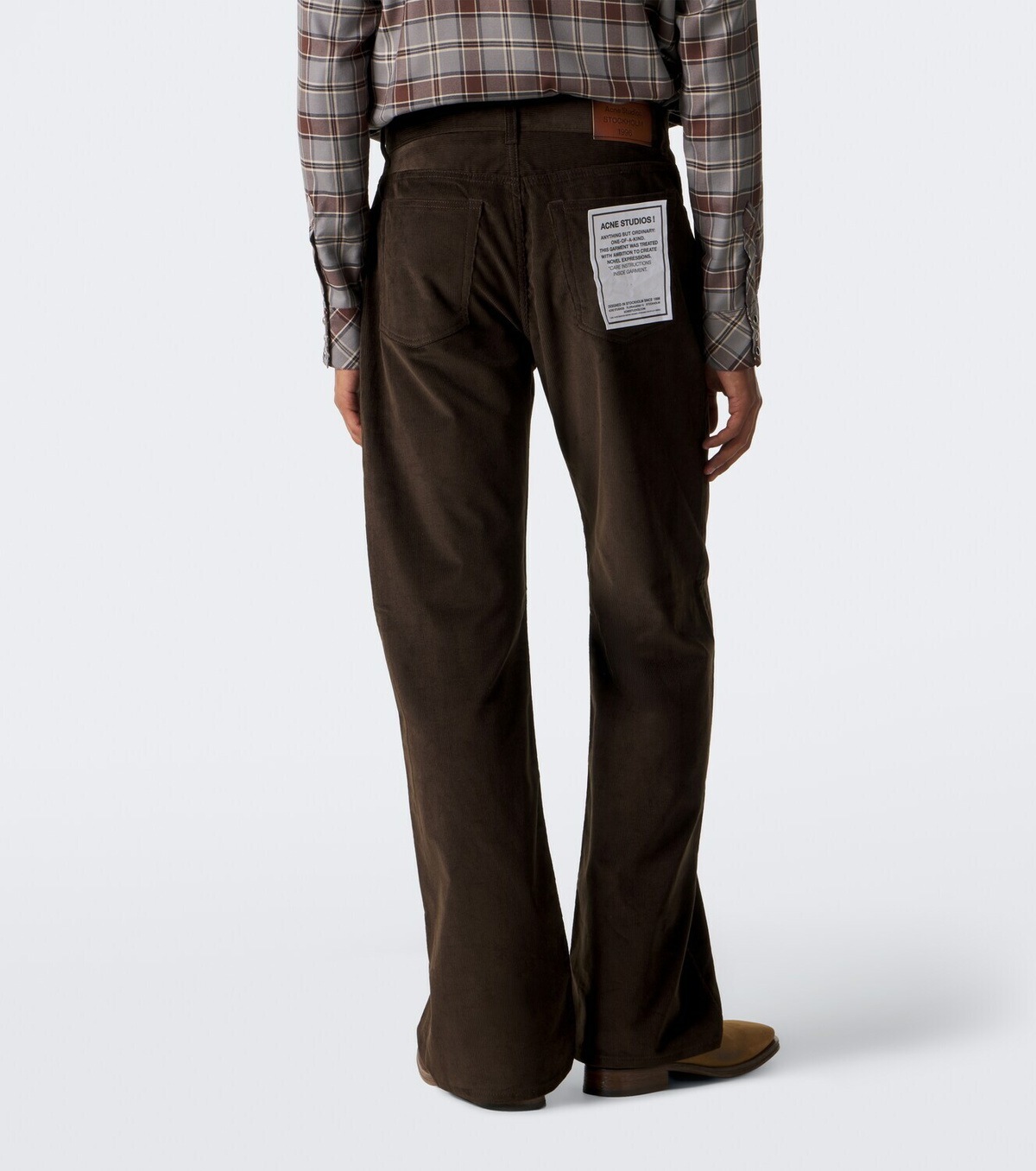 Acne Studios Cotton corduroy wide-leg pants