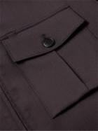Theory - Lucas Ossendrijver Wool-Blend Twill Overshirt - Purple