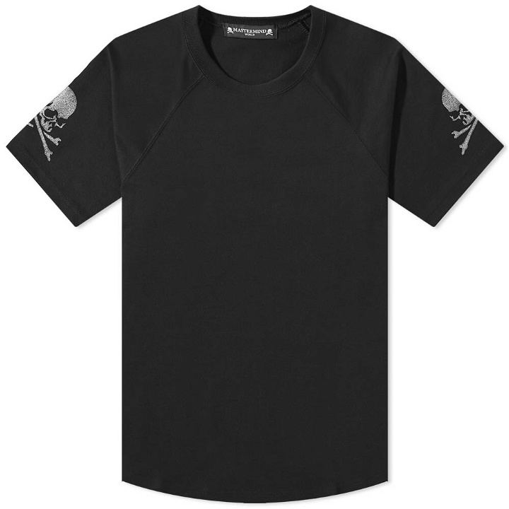 Photo: MASTERMIND WORLD Men's Skull Sleeve T-Shirt in Black