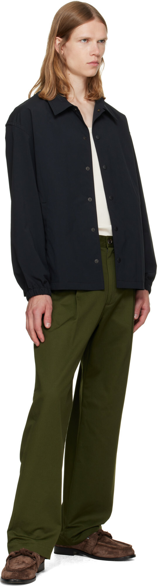 vowels Black Coach Jacket
