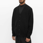 Undercover Men's Rib Button Cardigan in Black