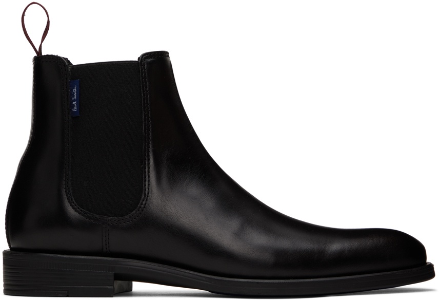 Photo: PS by Paul Smith Black Cedric Chelsea Boots