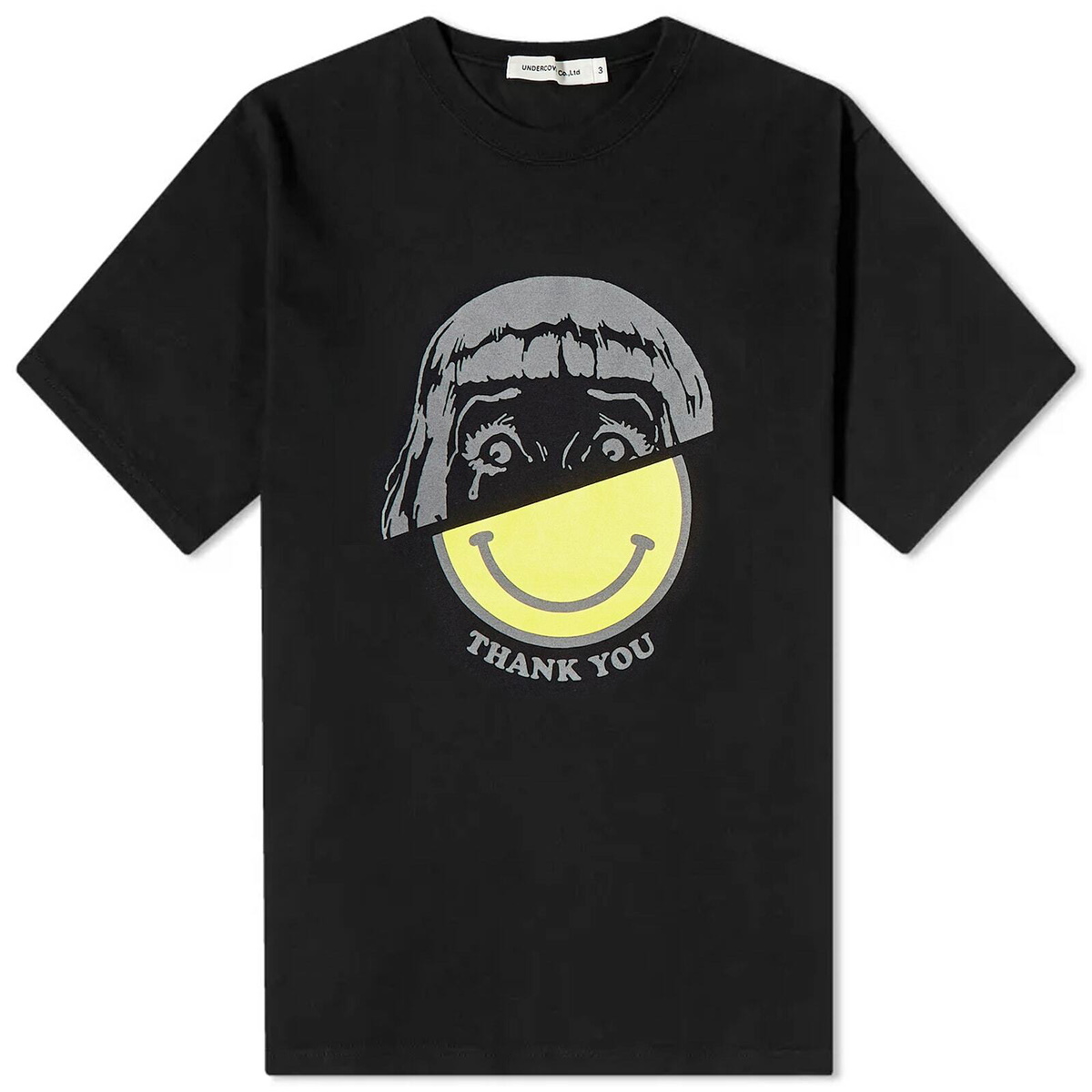 Undercover Women's Thank You Print T-Shirt in Black Undercover