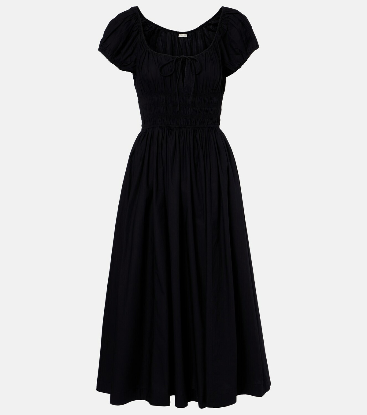 Dôen Quinn gathered cotton midi dress