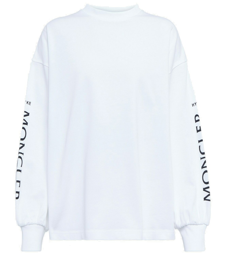 Photo: Moncler Genius - 4 Moncler Hyke logo cotton jersey T-shirt