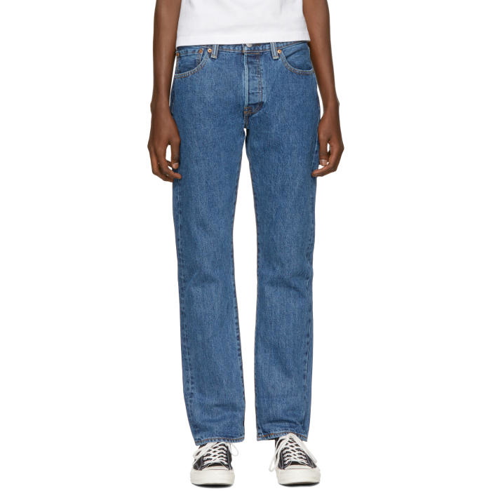 Photo: Levis Blue 501 Original Fit Jeans 