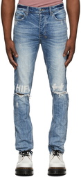 Ksubi Blue HiFi Vertigo Trashed Chitch Jeans