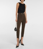 Y/Project - Belted high-rise stirrup pants