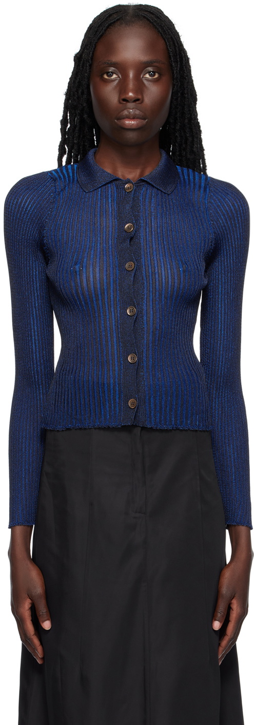 Our Legacy Blue Mazzy Cardigan Our Legacy