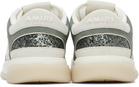 AMIRI Green & Off-White Glitter Classic Low Sneakers