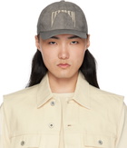 Rick Owens DRKSHDW Gray Hollywood Baseball Cap