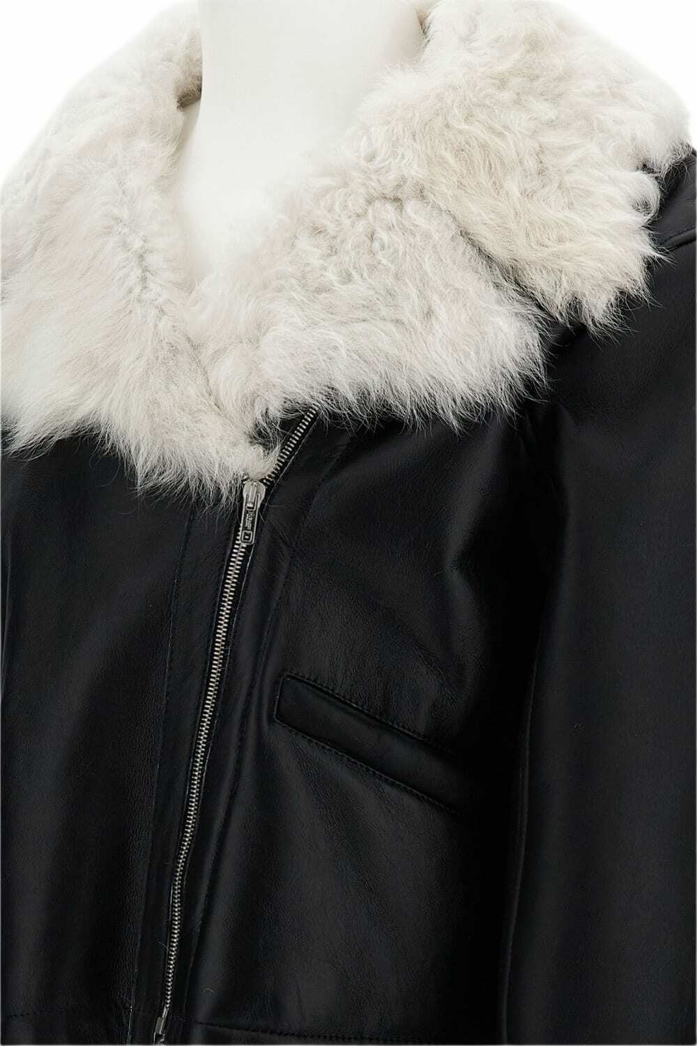 Durazzi Milano Shearling Biker Jacket