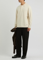 Percival Rugby Alpaca-blend Polo Jumper Cream