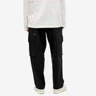 Pangaia Double Jersey Cargo Pant in Black