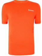 Cotopaxi - Fino Tech Logo-Print Recycled-Jersey T-Shirt - Orange