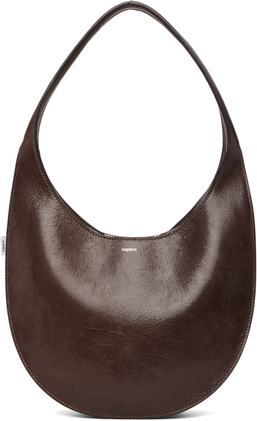 Photo: Coperni Brown Medium Soft Swipe Bag