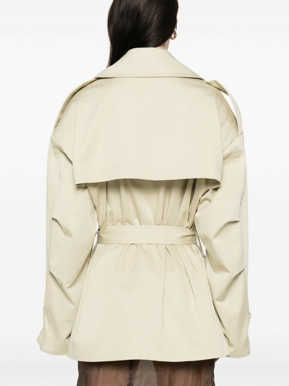 最終価格ジプソフィアShort Trench Coat ベージュ The Frankie Shop Zurich Short Trench Coat Women's The Frankie Shop