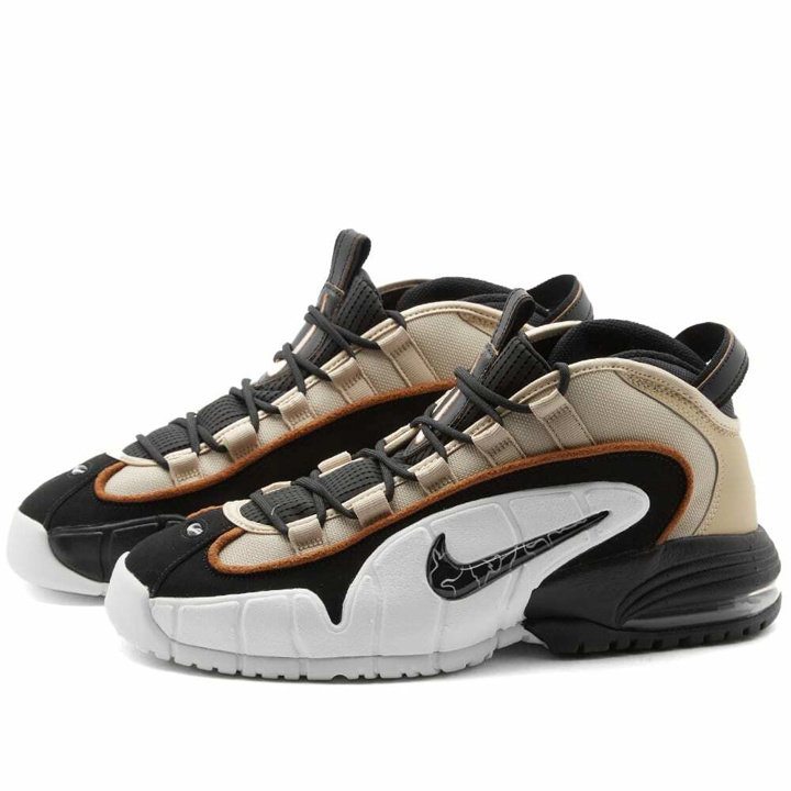 Photo: Nike Men's Air Max Penny V2 Sneakers in Rattan/Black/Summit White/Ale
