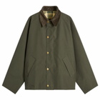Barbour Men's OS Reversible Transporter Casual Jacket in Sage/Ancient Tartan