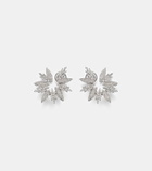 Yeprem Y-Couture 18kt white gold clip-on earrings with diamonds