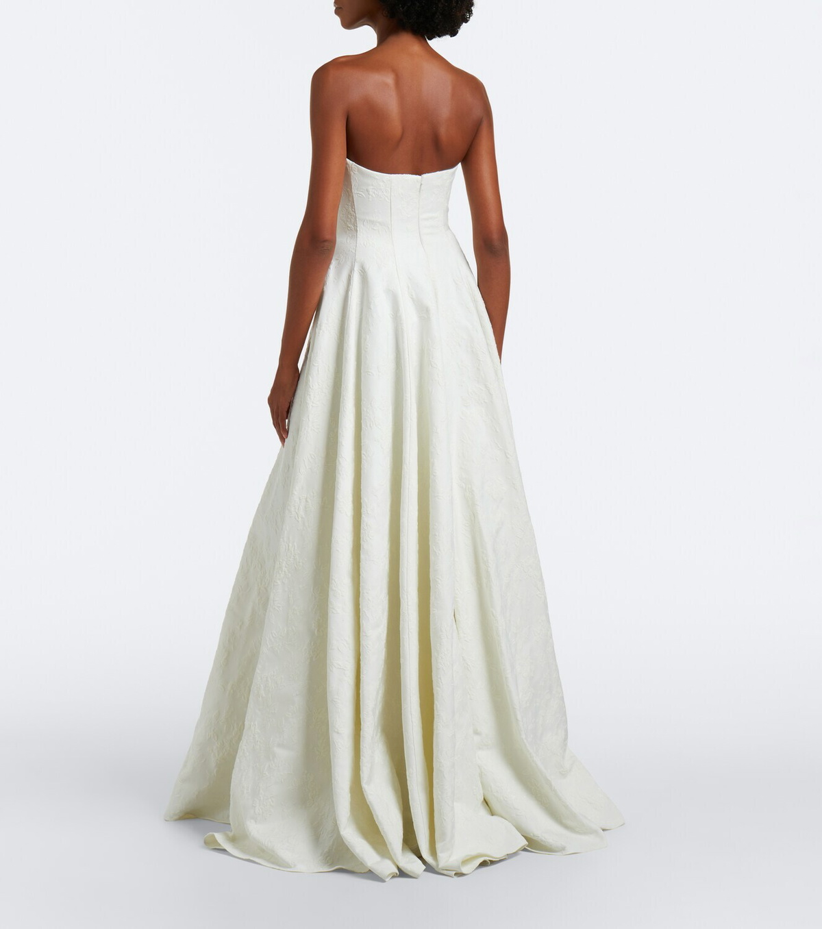 Markarian Bridal Laila jacquard bustier gown