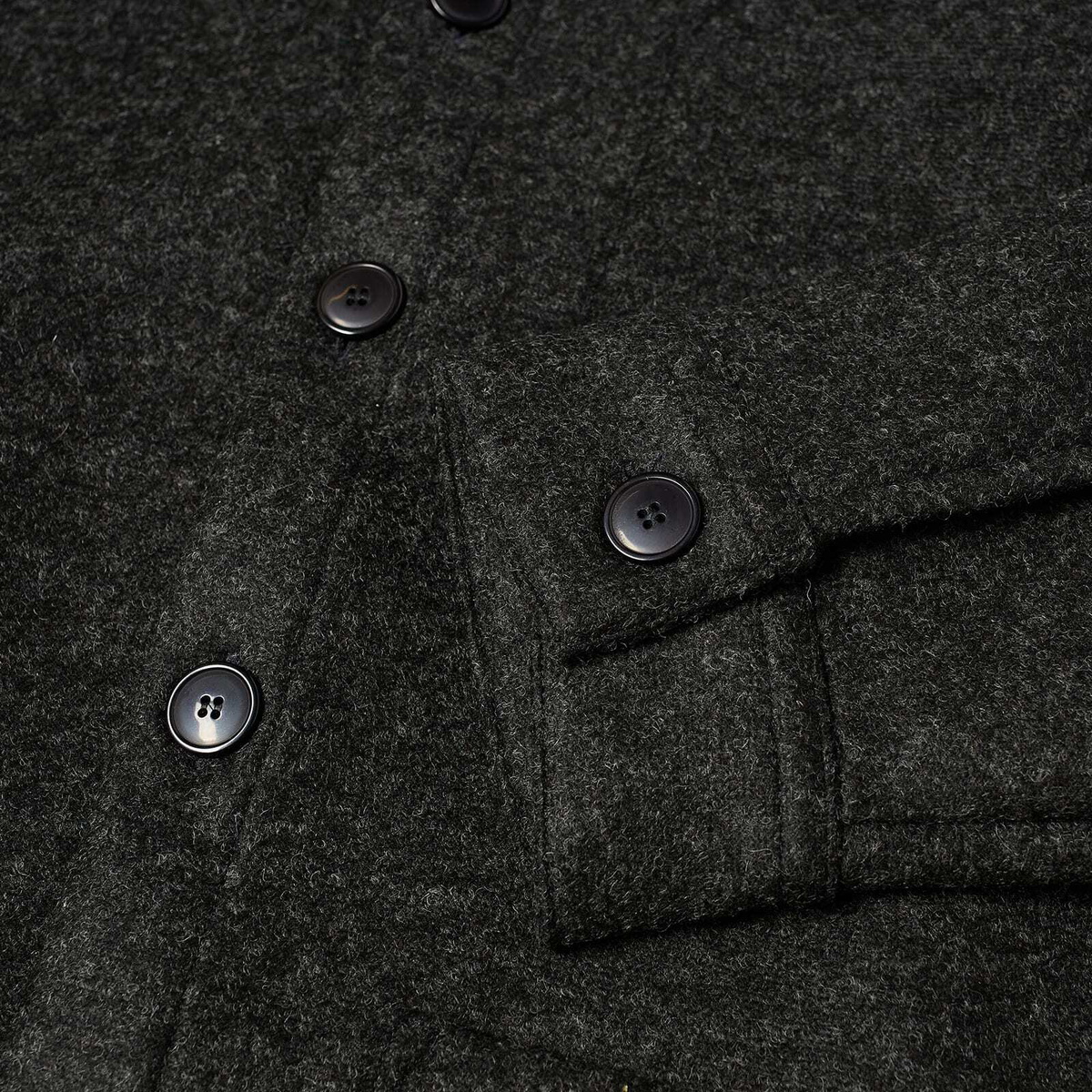 A.P.C. Aurelien Cardigan in Heathered Anthracite A.P.C. A.P.C. Aurelien Cardigan in Heathered Anthracite A.P.C.