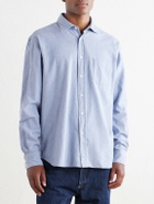 Hartford - Paul Cotton-Flannel Shirt - Blue