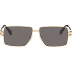 Palm Angels Gold Imperial Sunglasses