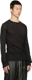 Rick Owens Black Basic Long Sleeve T-Shirt