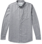 Barbour White Label - Fitzgerald Button-Down Collar Gingham Cotton-Flannel Shirt - Gray
