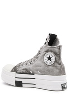 Rick Owens X Converse Drkstar Canvas Hi-top Sneakers Grey