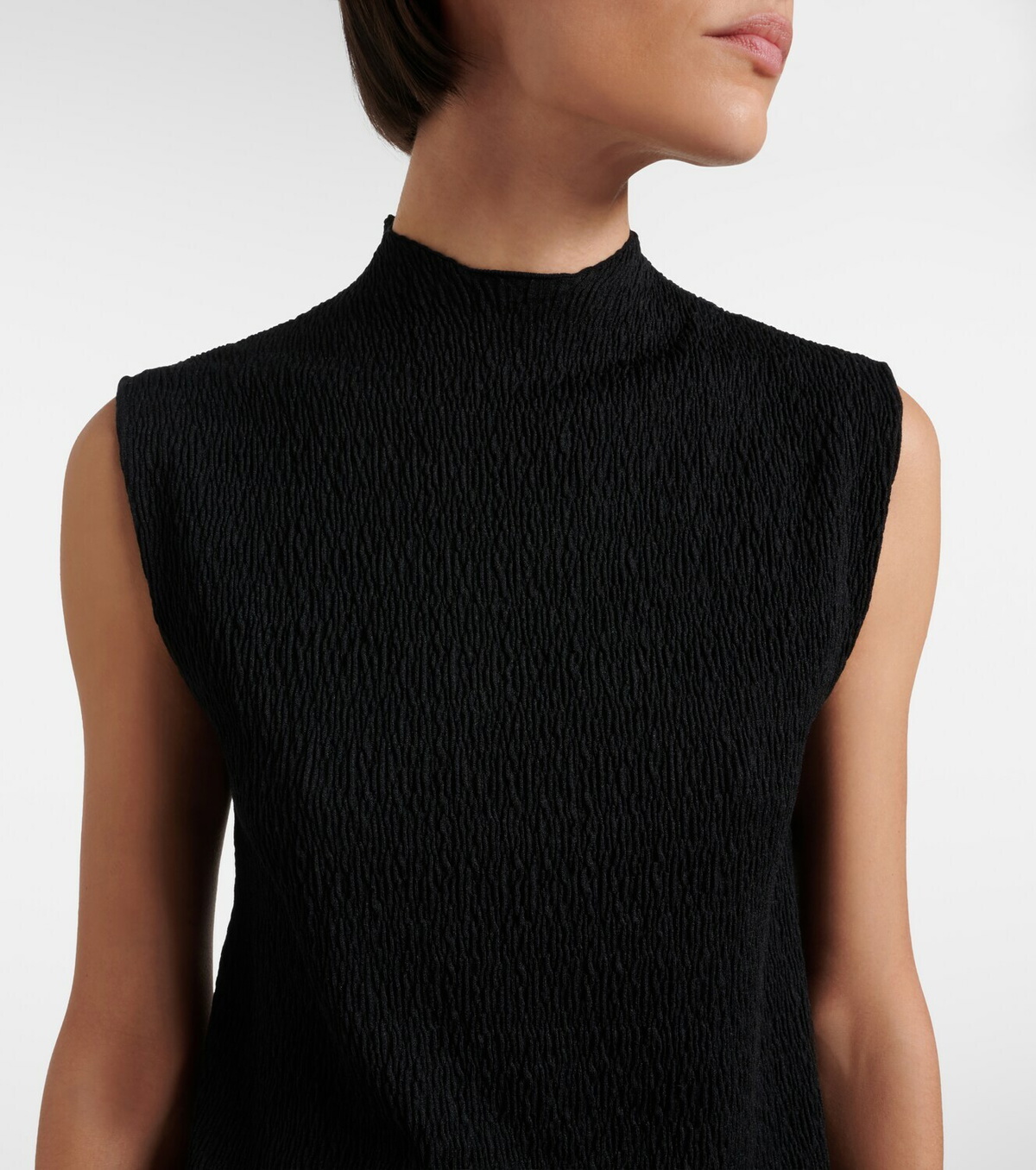 The Row Oakson knitted silk top