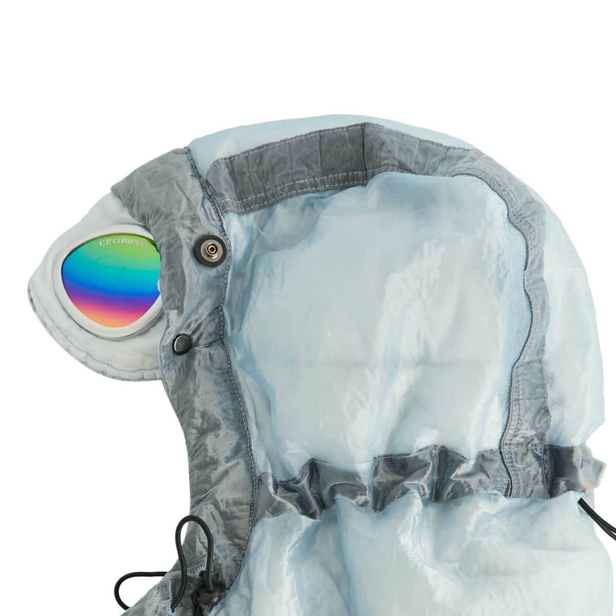 END. x C.P. Company Kan-D Goggle Puffer in Ice Melt C.P. Company