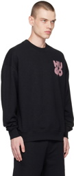 Hugo Black Graffiti Sweatshirt