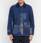 Blue Blue Japan - Patchwork Sashiko-Stitched Indigo-Dyed Cotton Jacket - Men - Indigo