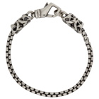 Emanuele Bicocchi Silver Tubular Chain Bracelet