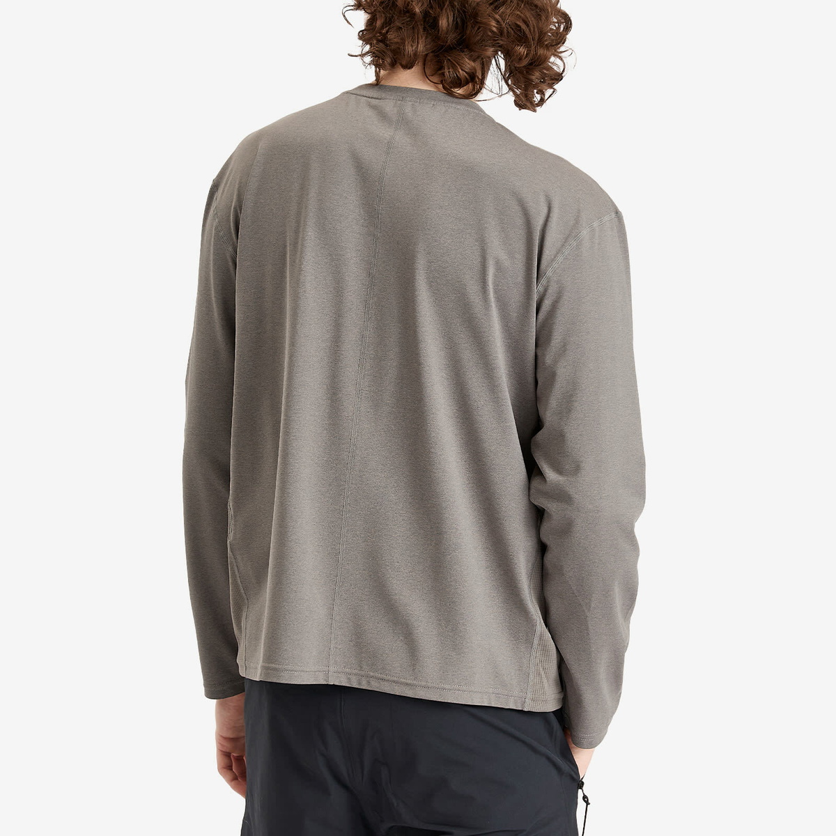 Hiking Patrol Men's Long Sleeve T-Shirt in Grey