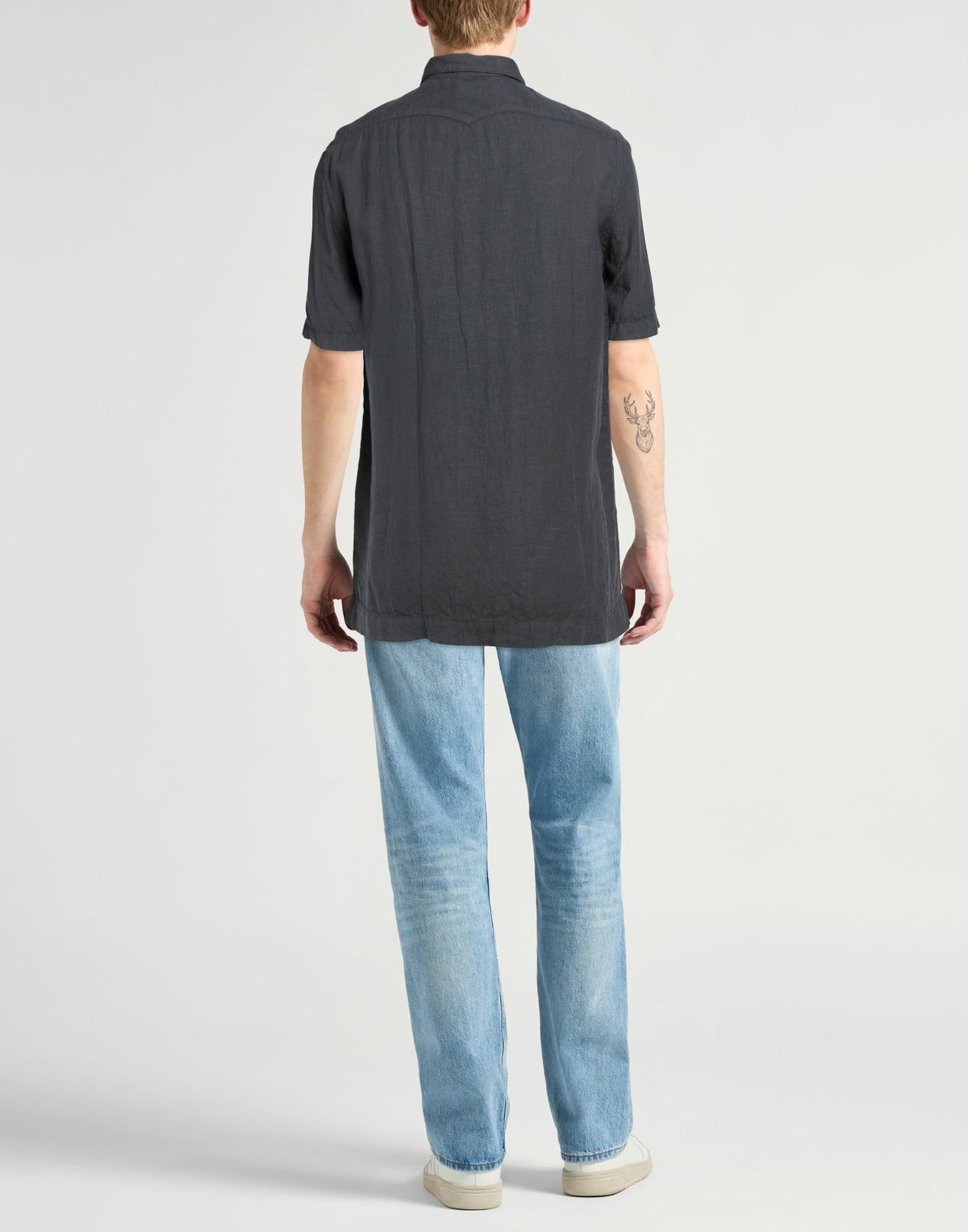 Massimo Alba Mens Shirt Lead