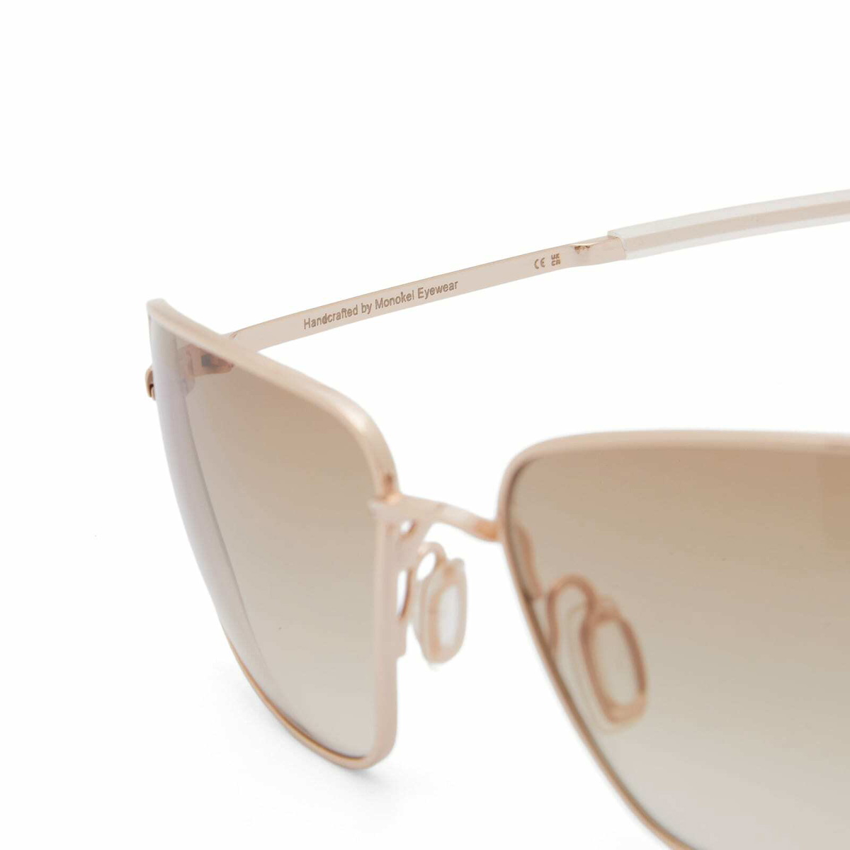 Monokel Marathon Sunglasses in Gold/Brown 