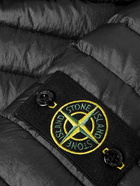 Stone Island - Logo-Appliquéd Quilted Shell Hooded Down Jacket - Black