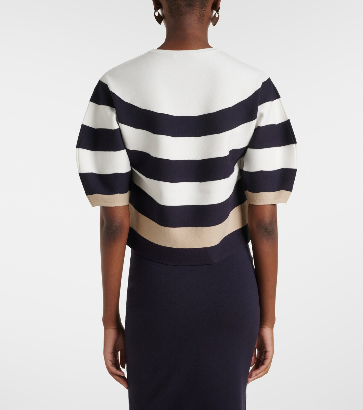 Max Mara Striped knitted sweater