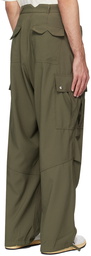 Rhude Green Four-Pocket Cargo Pants