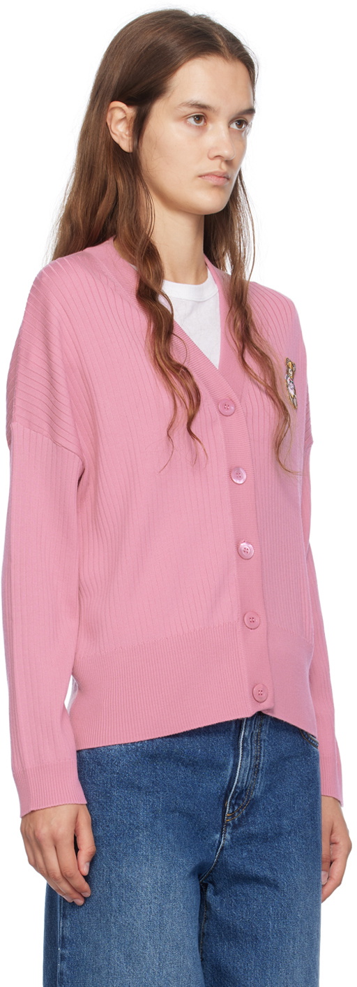 Moschino Pink Teddy Bear Cardigan Moschino