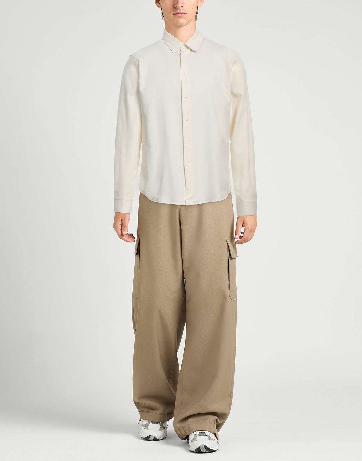 Sandro Mens Shirt Ivory