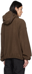 POST ARCHIVE FACTION (PAF) SSENSE Exclusive Brown Hoodie