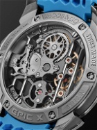 Jacob & Co. - Epic X Limited Edition Hand-Wound Skeleton 44mm Titanium and Rubber Watch, Ref. No. EX110.20.AA.AJ