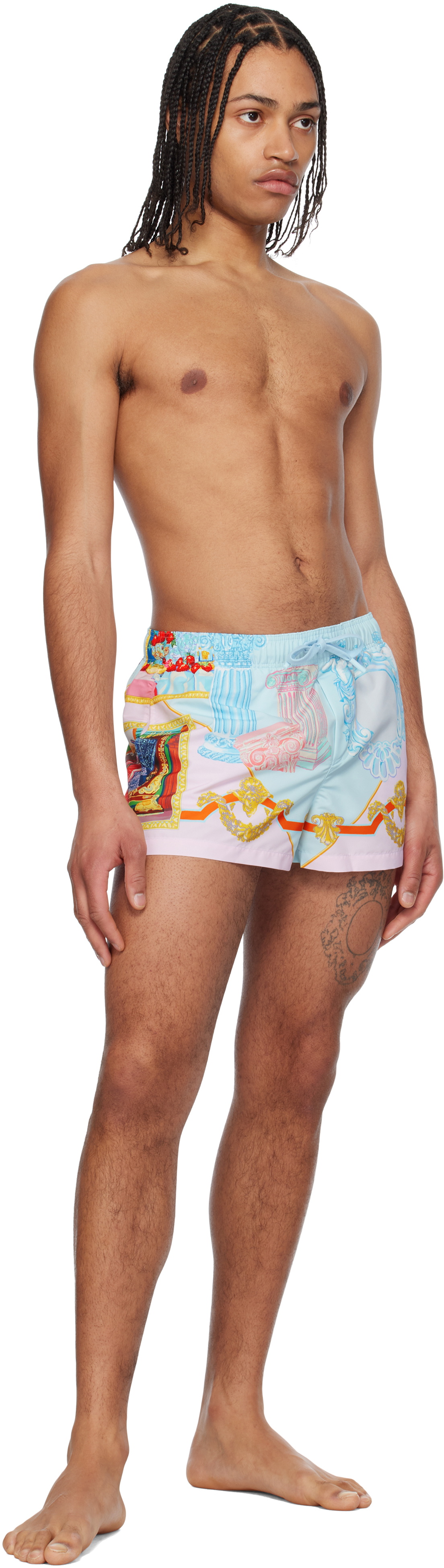 Versace Underwear Multicolor Versace Gallery Swim Shorts
