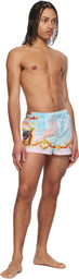 Versace Underwear Multicolor Versace Gallery Swim Shorts