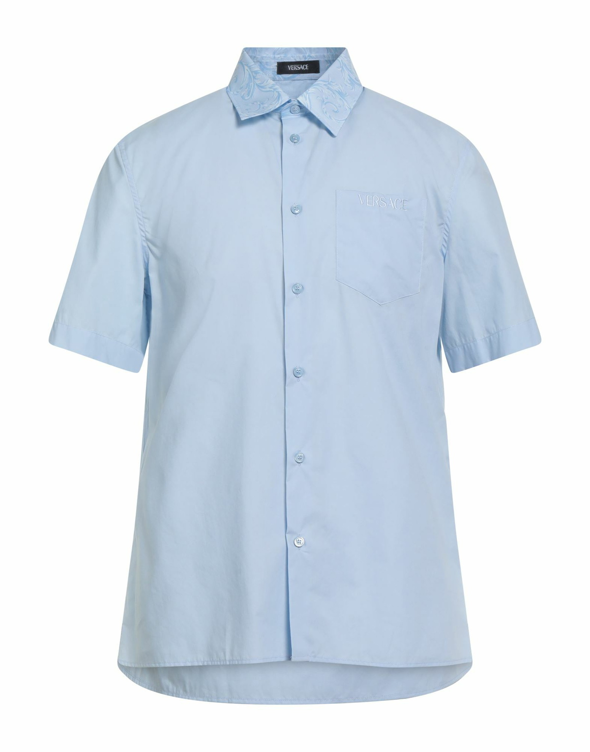 Versace Mens Shirt Sky in Blue