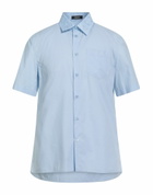 Versace Mens Shirt Sky in Blue